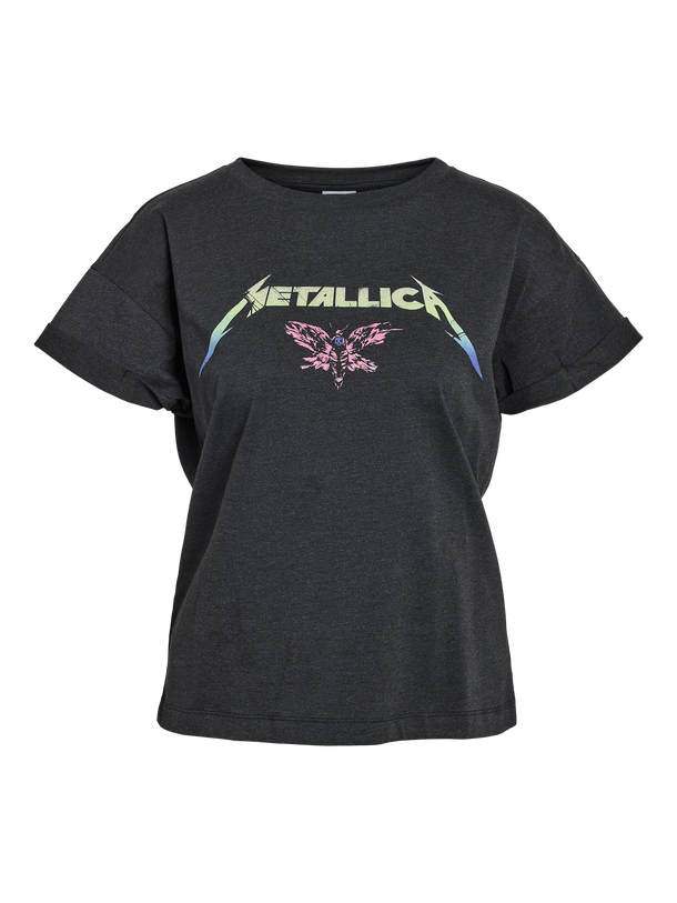 Product CAMISETA GABY  - Dark Grey Print:BUTTERFLY - Image 1