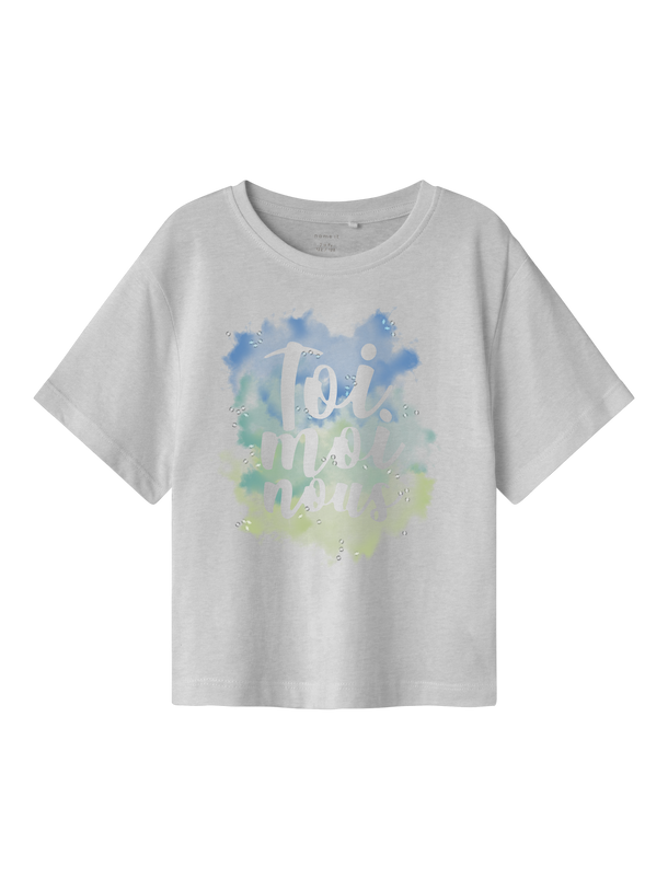 Product CAMISETA KASTANJA - Light Grey Melange - Image 1
