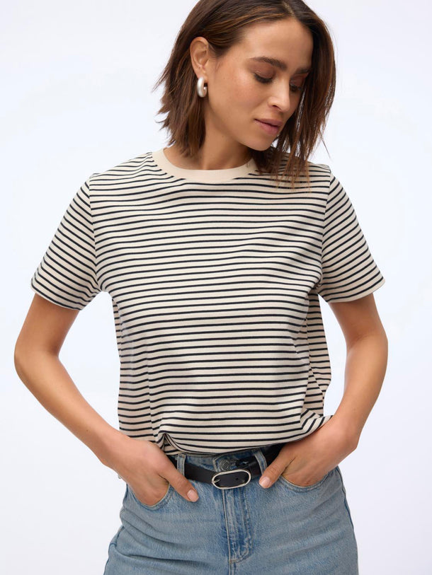 Product CAMISETA RAYAS NAIMA-Birch Stripes:BLACK - Image 5