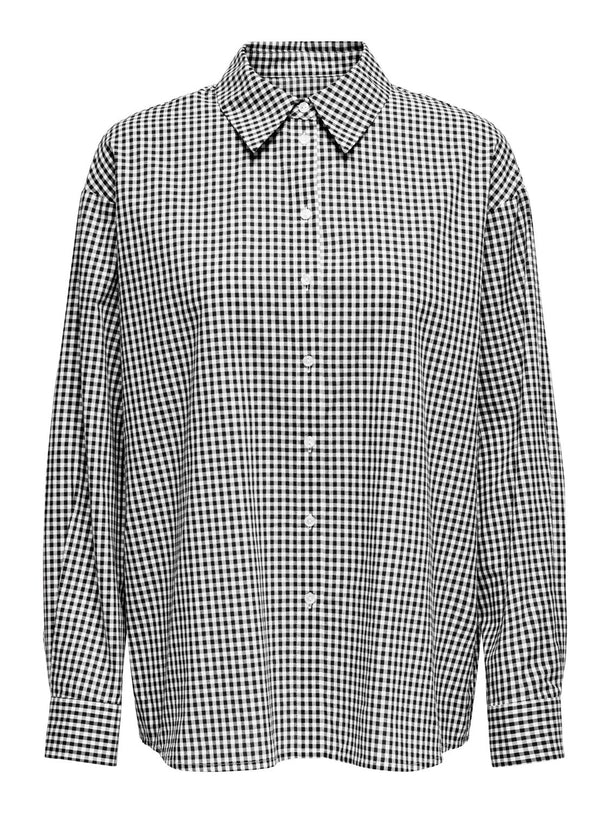 Product CAMISA ALLI - Black Checks:White - Image 1