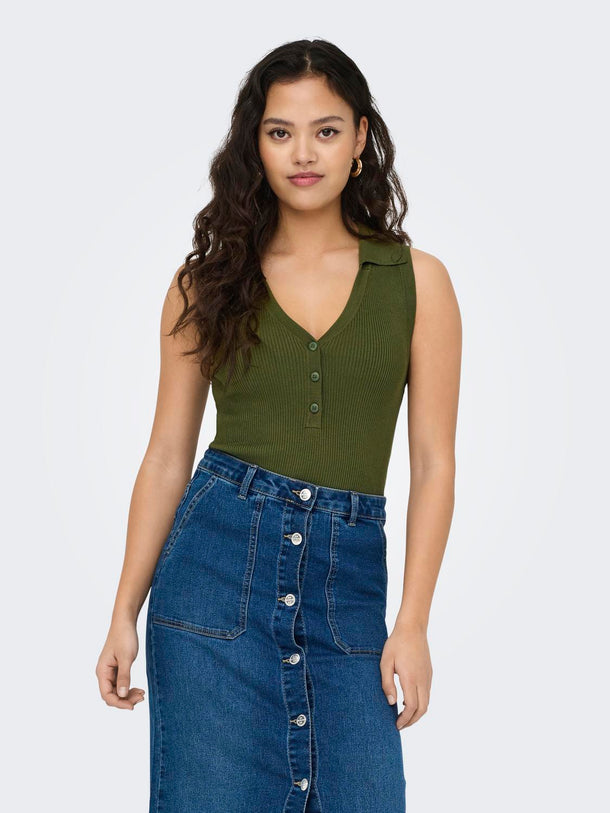 Product TOP TEJIDO NANNA-Capulet Olive - Image 1
