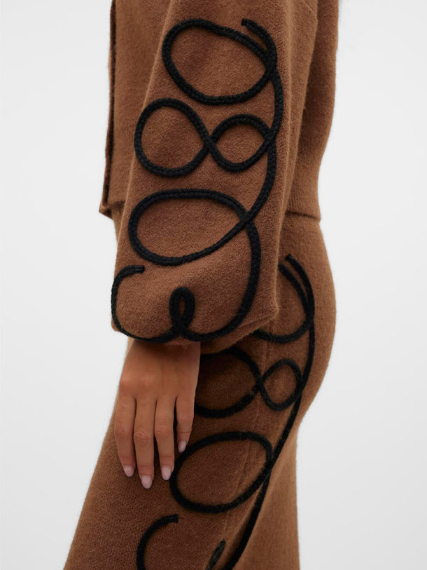 Product CARDIGAN ROSE - Brown Lentil - Image 5