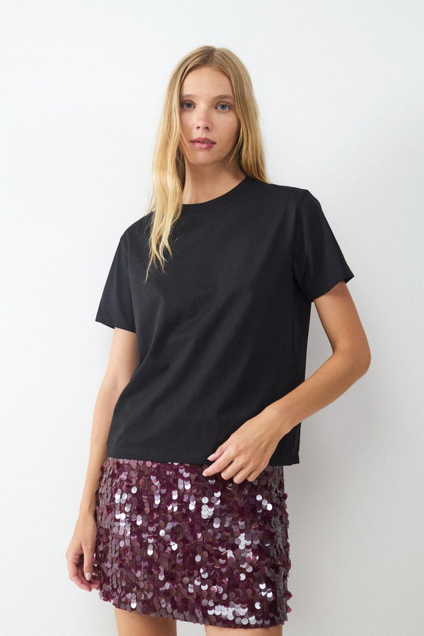 Product CAMISETA BÁSICA REGULAR CORTA BMK-Black - Image 2