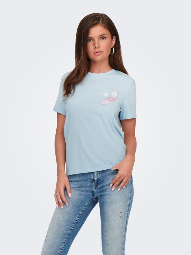 Product CAMISETA ESTAMPADA KITA-Cashmere Blue Print:Call - Image 1