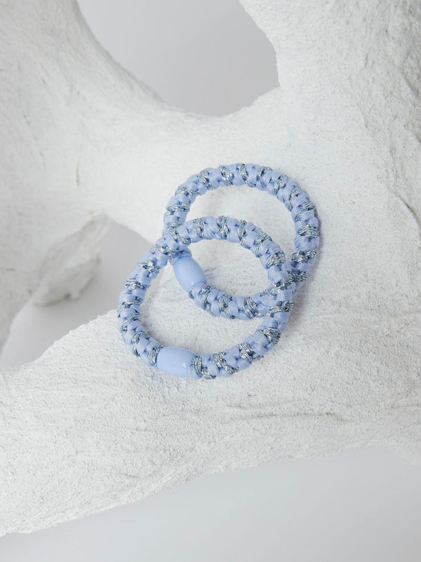 Product PACK 4 GOMITAS DE PELO ARISE - Chambray Blue Detail:W. Glitter - Image 3