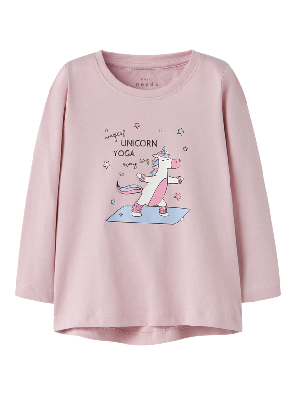 Product CAMISETA VIOLET-Burnished Lilac Print:Unicorn Yoga - Image 3