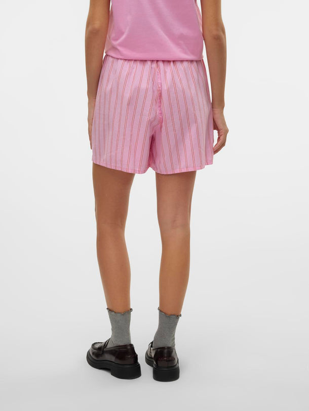 Product SHORT RAYAS ARLO-Bonbon Stripes:Fiery red/cloud dancer - Image 4