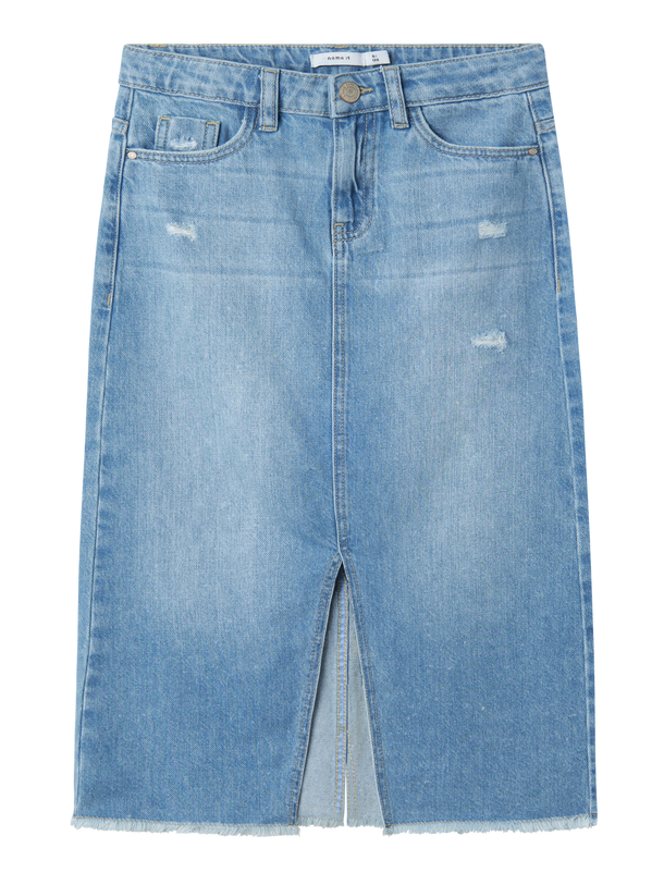 Product POLLERA DE JEAN KAT - Light Blue Denim - Image 4