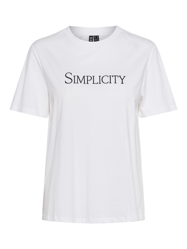 Product CAMISETA NORY - Bright White Print:SIMPLICITY - Image 1