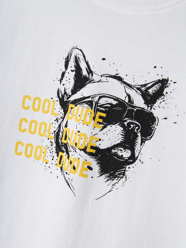 Product CAMISETA VAGNO - Bright White Print:Cool Dude - Image 2