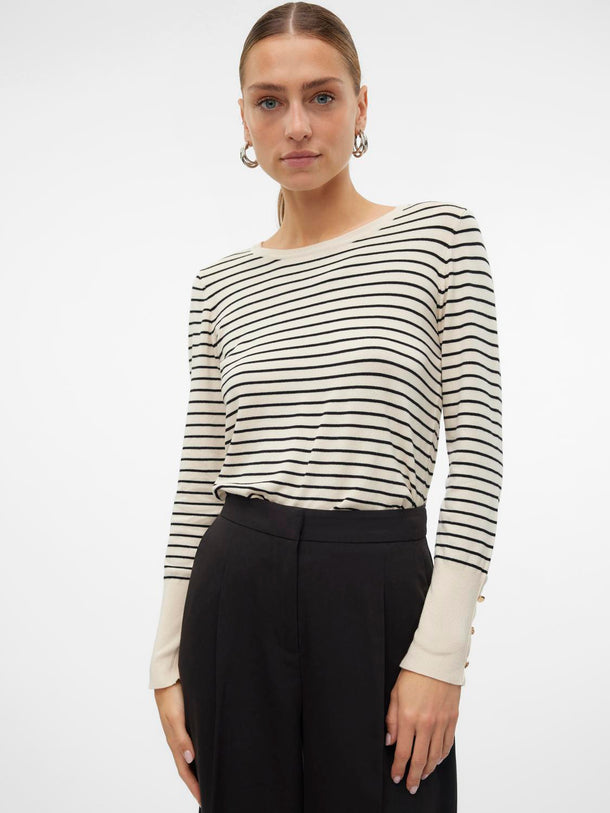 Product SWEATER DORY  - Birch Stripes:BLACK - Image 5