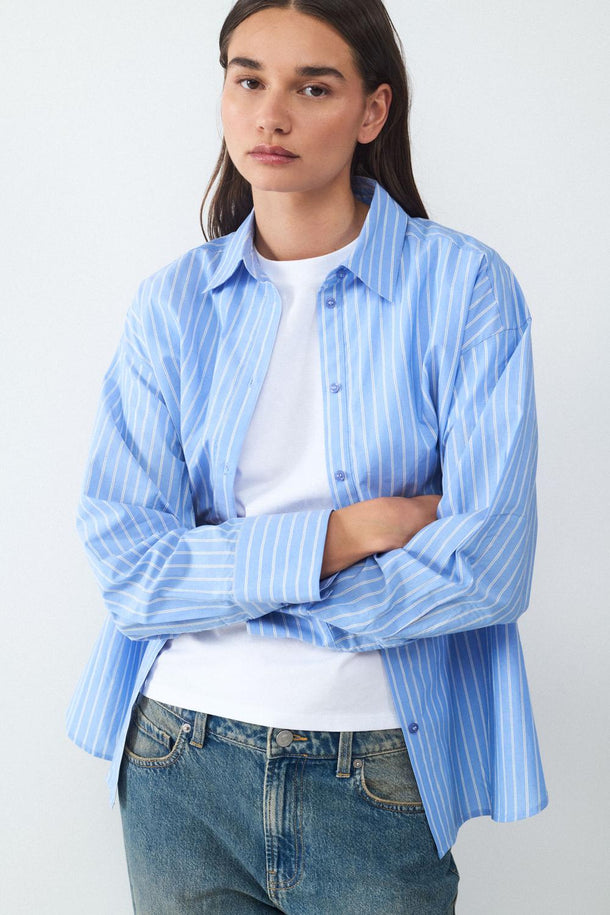 Product CAMISA BAL-Light Blue Melange - Image 1