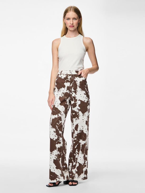 Product JEAN FAMINA - Bright White AOP:Cow - Image 3