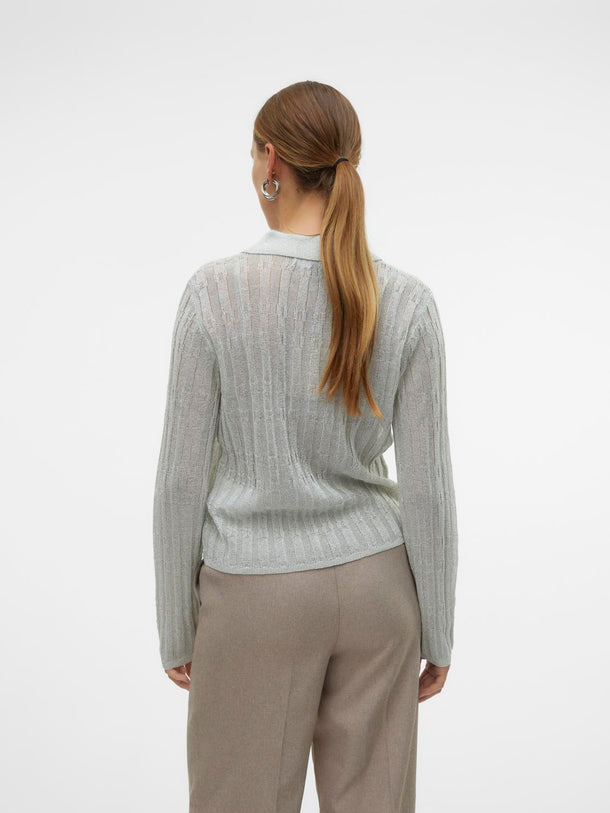 Product SWEATER MILES - Birch Detail:W. SILVER LUREX - Image 3