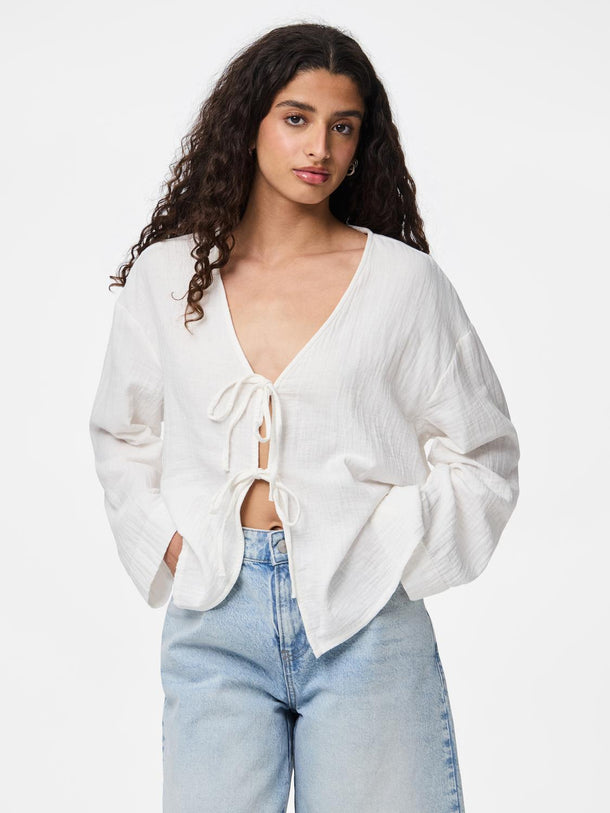 Product BLUSA LAZOS TINA-Cloud Dancer - Image 3