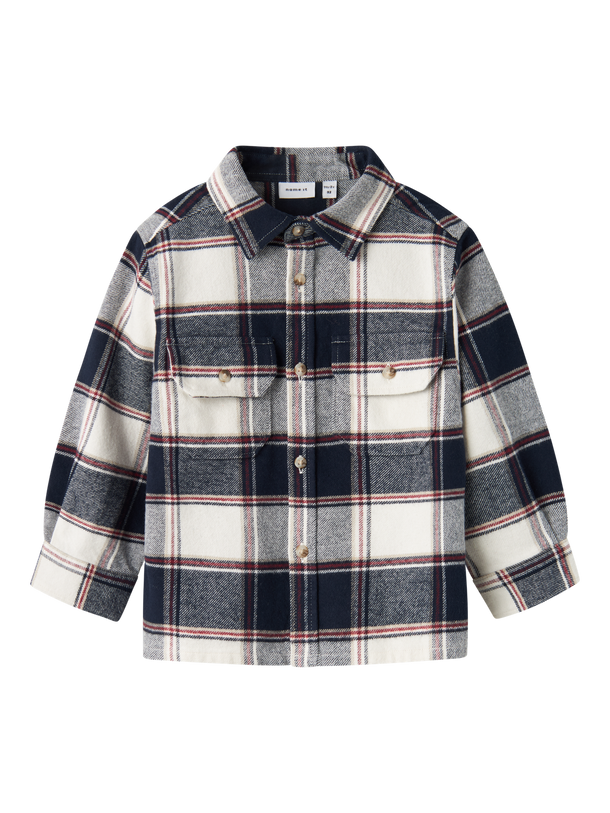 Product CAMISA TAMOL - Navy Blazer Checks:CHECK - Image 4