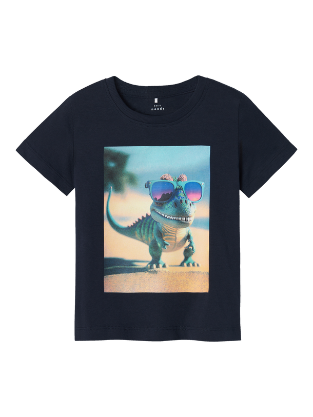 Product CAMISETA VOTO - Dark Sapphire Print:Dinosaur - Image 3