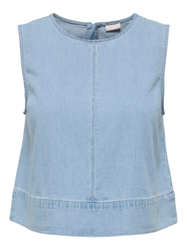 Product TOP DE DENIM SABRINA-Light Blue Denim - Image 4