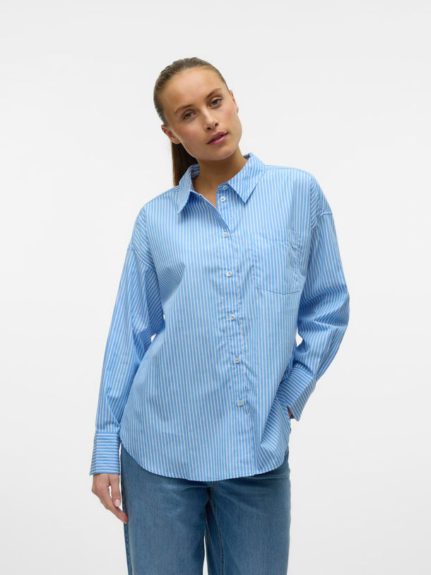 Product CAMISA PARINA - Provence Stripes:SNOW WHITE - Image 1