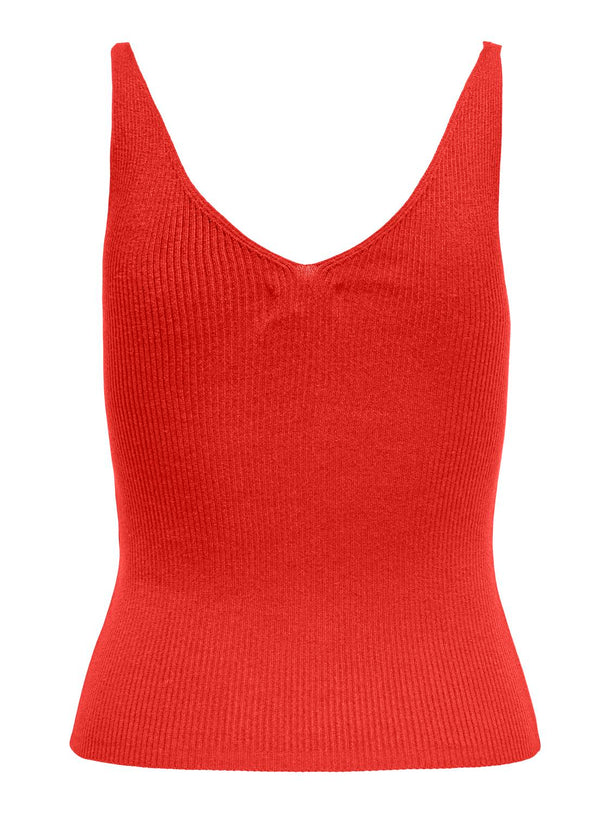 Product TOP TEJIDO SIN MANGAS NANNA-Valiant Poppy - Image 2