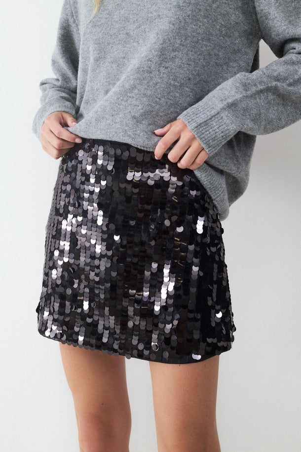 Product POLLERA LENTEJUELAS BMK-Black - Image 2