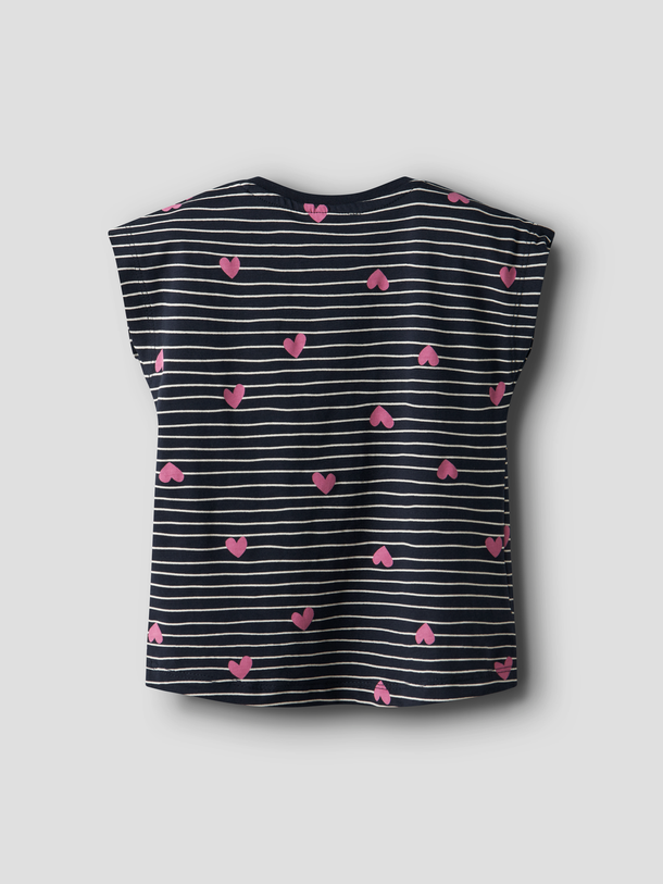 Product VESTIDO VIGGA CAPSL - Dark Sapphire AOP:HEARTS - Image 4