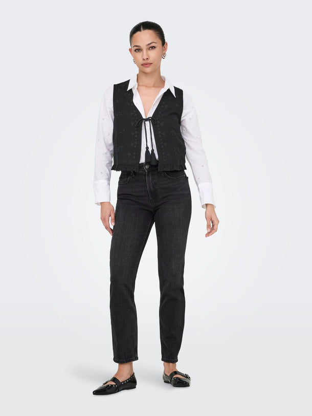 Product CHALECO DE LINO JAKIRI-Black - Image 5