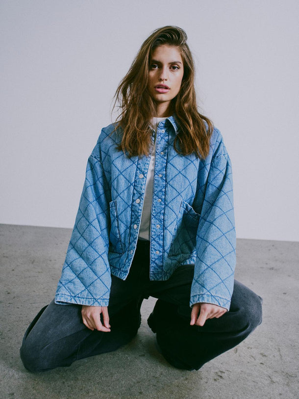 Product CHAQUETA CLARA  - Light Blue Denim - Image 3