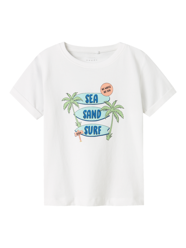 Product CAMISETA VUX - Bright White Print:Sea - Image 3