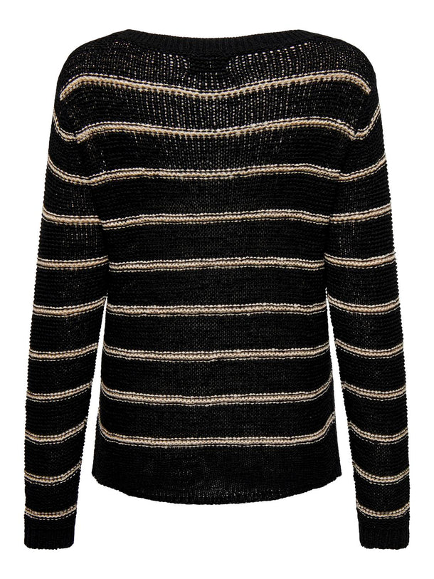 Product SWEATER MORE - Black Stripes:TAPIOCA STRIPES - Image 4