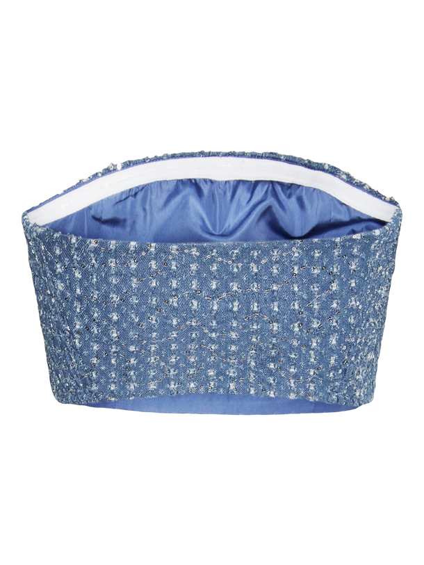 Product TOP NAOMI - Medium Blue Denim Detail:SEQUINS - Image 5