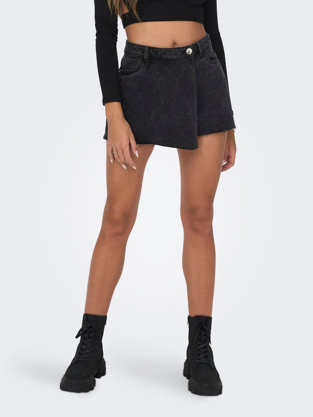 Product SHORT POLLERA TEXAS - Washed Black - Image 1