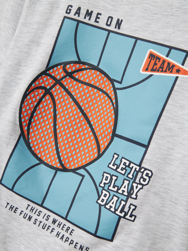 Product CAMISETA KEITH-Light Grey Melange - Image 2