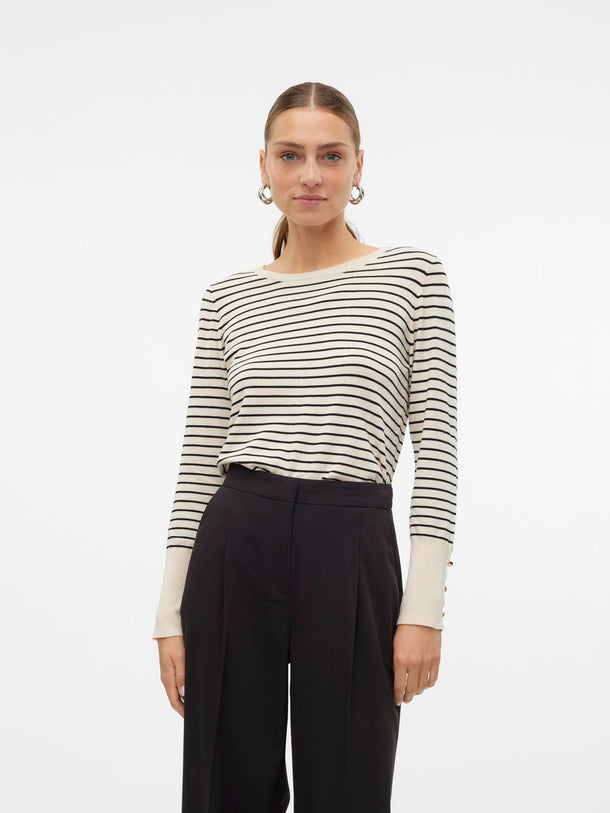 Product SWEATER DORY  - Birch Stripes:BLACK - Image 1