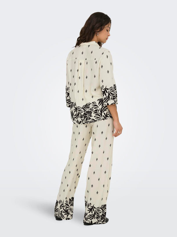 Product CAMISA MAGGIE - Sandshell AOP:BLACK ETHNIC - Image 4