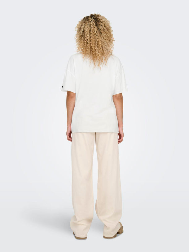 Product CAMISETA LUCY - Cloud Dancer Print:Wild duchess - Image 5