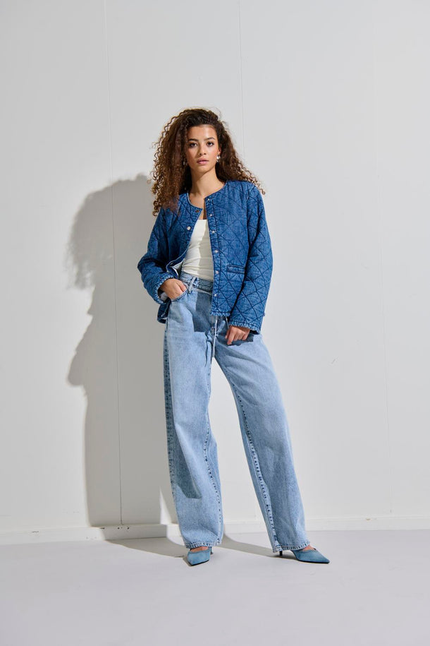 Product CAMPERA DENIM ROSA - Medium Blue Denim - Image 7