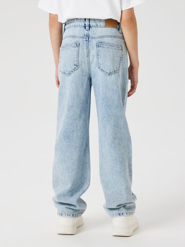 Product JEAN ROSE RECTO-Light Blue Bleached Denim - Image 6
