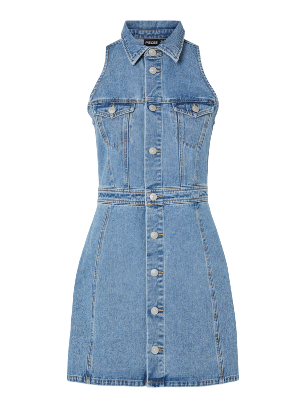Product VESTIDO DE DENIM MINDY-Light Blue Denim - Image 1